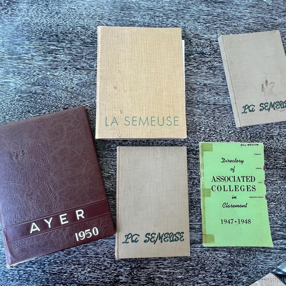 Collection of 5 Claremont College 1950s yearbooks - Picture 2 of 3